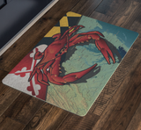 Maryland Red Crab, Doormat, 26x18"