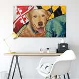 Maryland Yellow Lab, Large Flag, 60 x 36" with 2 grommets