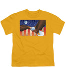 Saturn V Eagle Moon Launch - Youth T-Shirt