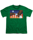 Saturn V Eagle Moon Launch - Youth T-Shirt