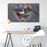Fly, Philly, Fly! Sports Fan Crest, Large Flag, 60 x 36" with 2 grommets