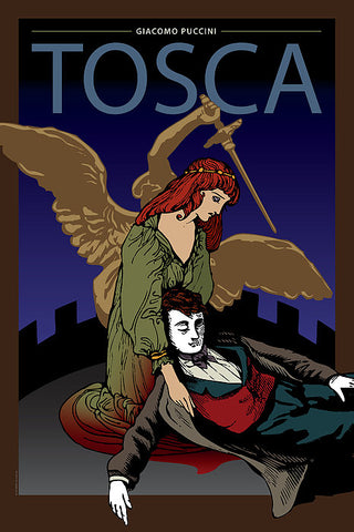 Tosca Opera - Theater Art Print