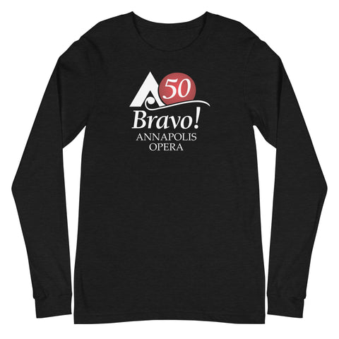 Annapolis Opera: 50 Bravo!, Unisex Long Sleeve Tee