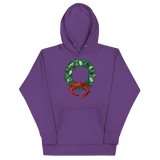 Holiday Crab Wreath, Unisex Hoodie