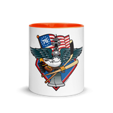 Fly, Philly, Fly! Sports Fan Crest - Mug with Color Inside, 11 oz