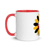 Maryland Power Flower, Mug with Color Inside, 11 oz.