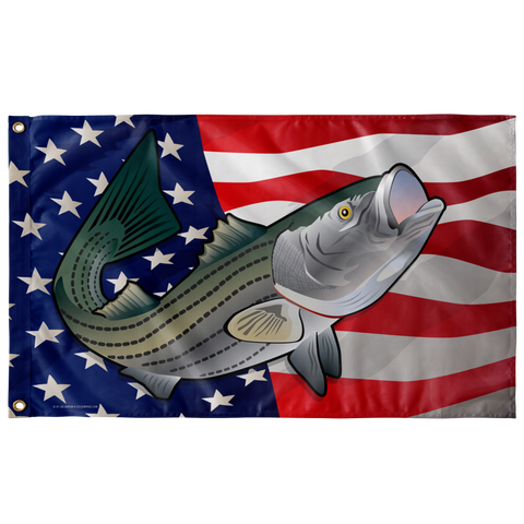 USA Rockfish, Large Flag, 60 x 36" with 2 grommets